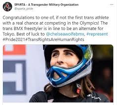 She has been selected as a transgender woman for the olympics 2021. Us Trans Athlete Chelsea Wolfe Says Goal Is To Burn American Flag On Olympic Podium Small Joys