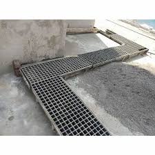 frp drain channel with grating
