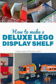 I wanted to find a way to display and store. How To Make Diy Lego Display Shelves Fabulessly Frugal