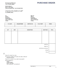 Excel Template Purchase Order Tracking Free Form Buildingcontractor Co