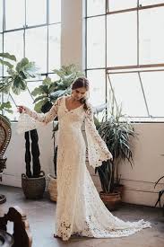 4.1 out of 5 stars 3,475. Arabelle Boho Wedding Dress Bell Sleeve Lace Bohemian Etsy