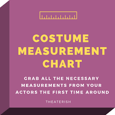 The Simplest Costume Measurement Chart Theaterish