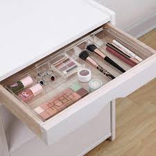 moma 1 expandable computer desk drawer makeup organizer adjule clear storage tray