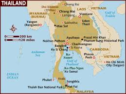 Malaysia is located in southeast asia and divided in two, partly on mainland asia and partly on the northern island of borneo. Thailand Map Asia Country Map Of Thailand