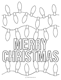 140 printable christmas coloring pages free