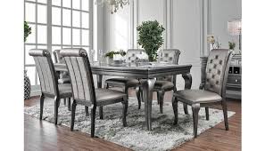 Did you scroll all this way to get facts about gray dining table? Garey Gray Finish Dining Table Set