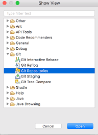 eclipse is aware of the version control