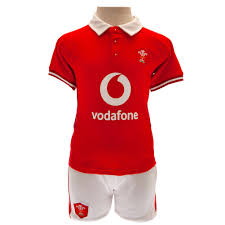 wales rugby baby toddler shirt shorts