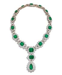 Buy bvlgari women's metallic bulgari serpenti 18k necklace. Magnificent Emerald And Diamond Necklace Bulgari