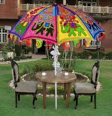 Garden Umbrella Indian Cotton Parasol