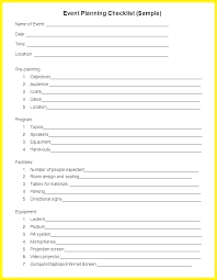 Corporate Event Planning Checklist Template