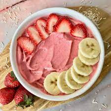 strawberry banana smoothie bowl your