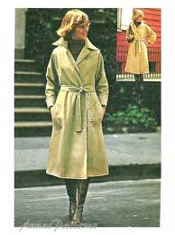 Misses Trench Coat Sewing Pattern