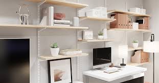 Build Wall Shelves With A Study Space