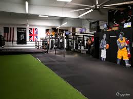 clean bright authentic boxing gym