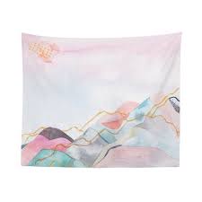 Pink Tapestry Pink Wall Tapestry Pink