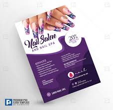 beauty nail salon flyer psdpixel