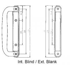 Pro Inline Patio Door Handles