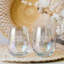 Personalized Er Stemless Wine Glass