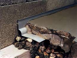 Thin Floor French Drain Systems In