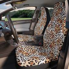 Animal Print Car Seat Covers Custom 2