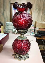 Fenton Glass Vintage Ruby Red Poppy
