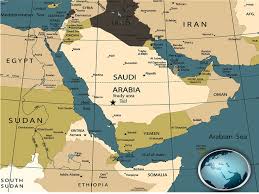 location map of the study area saudi