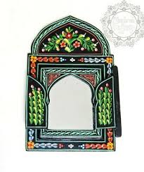 moroccan wall mirror doors hand painted