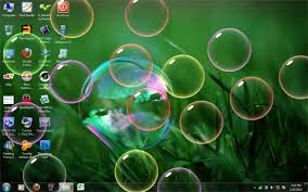 46 moving bubbles desktop wallpaper