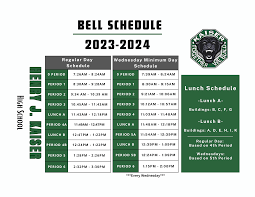 for students bell schedule