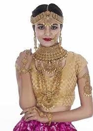 golden bridal jewelry sets