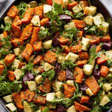 easter leftover roasted vegetable salad