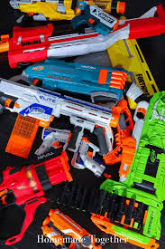 Now take out all of your airsoft guns, nerf guns, foam swords, minecraft pickaxes, and whatever else you would like to hang and start to add it. A Step By Step Guide On How To Build A Nerf Gun Wall Homemade Together