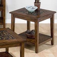 Baroque Square End Table