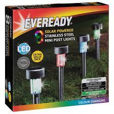 Eveready Solar Powered Post Lights