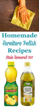 homemade furniture polish recipes
