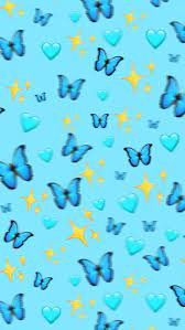 blue erflys emojis