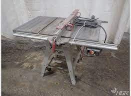 used ridgid table saw hgr industrial
