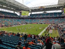 Hard Rock Stadium Section 101 Miami Dolphins