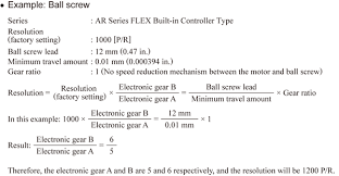 Calculation Of Electronic Gear