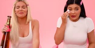 khloe kardashian drunk makeup video