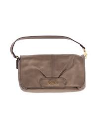 Details About Coach Women Brown Leather Shoulder Bag One Size