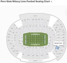 Psu V Kent State 2 Club Seats Red Reserved Parking