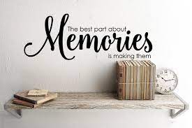 Memories Wall Decal Living Room Decal