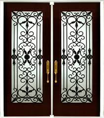 Wrought Iron Glass Door Inserts