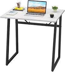 If you'll be using a laptop, you can get away with a smaller desk, such as a computer cart or a student desk. Amazon Com Homfio Computer Desk 23 6 Modern Simple Study Desk Student Desk Pc Laptop Notebook Writing Table For Home Office Workstation Small Reading Desk For Space Saving Kitchen Dining