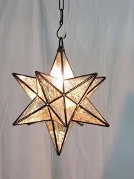 Metal Star Shape Ceiling Pendant Light