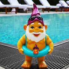Pool Gnome 1 Foot Tall Gnomes Garden