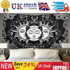 sun and moon tapestry room wall hanging