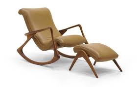 Check spelling or type a new query. Vladimir Kagan Contour Rocker With Ottoman Holly Hunt Leather Excellent Rocking Chair Leather Chair With Ottoman Chair
